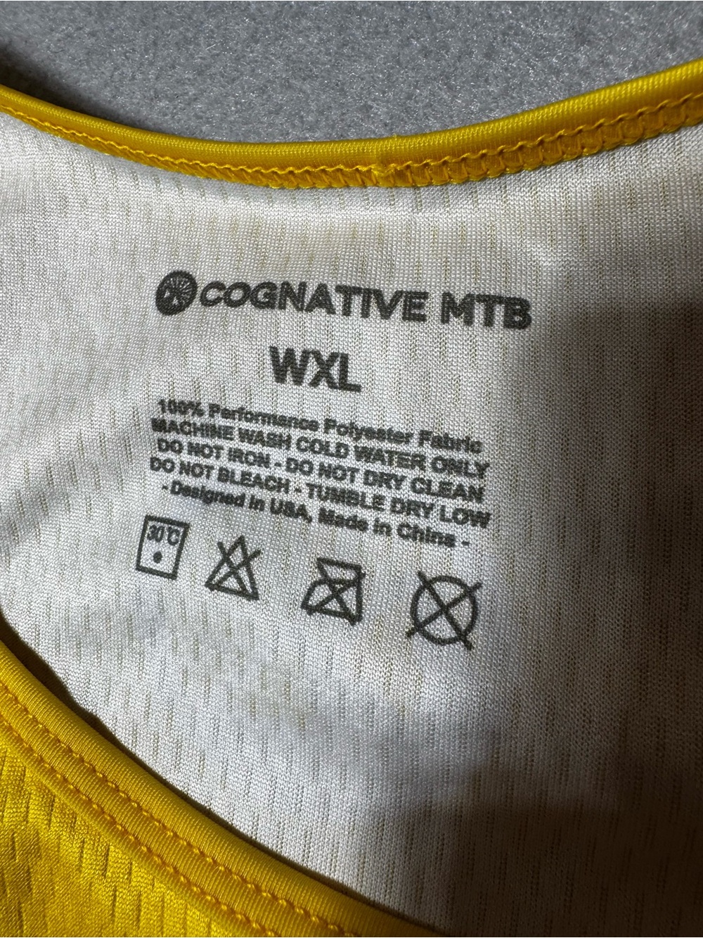 Native Yellow Racerback Athletic Tank - Picture 3 of 5